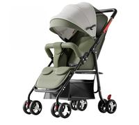 XUNJIE for Pushchair, from Infants from Birth to 4 Years Old, Easy Compact Fold, Large Shopping Basket, One-Click Car Collection, Lightweight Stylish & Practical (Army Green)