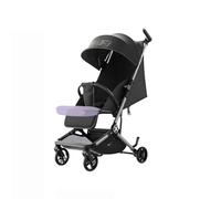 XUNJIE for Pushchair, from Infants from Birth to 6 Years Old, Easy Compact Fold, Large Shopping Basket, Lightweight Stylish & Practical (Black)