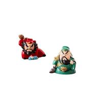 XUNJIE for Zhong Kui/Guan Yu Resin Statue Home Décor, Serving As Charming Indoor/outdoor Décor, Home Creative Ornaments (Zhong Kui+Guan Yu)