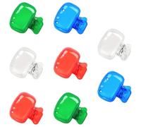 XUNKUAENXUAN Toothbrush Covers, 8 PCS Colors Head Cap Portability Travel Case Toothbrush Head Cover Protector Clip for Home Travel Outdoor Camping Hiking Business Trip Home Bathroom School Family