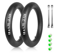 XUNNIU 18 Inch Inner Tube 18 x 1.75-2.125 AV 32 mm, Pack of 2 Bicycle Inner Tubes 18 x 1.75/1.90/1.95/2.0/2.10/2.125, 18 Inch Children's Bicycle Inner Tube