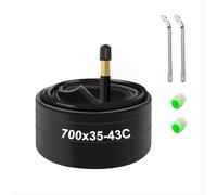 XUNNIU 700Cx35C/43C Inner Tube, Bicycle Inner Tubes 700 x 35C 700x36C 700x37C 700x38C 700x40C 700x42C 700x43c (35/43-622) AV48mm, 28 inch Road bike Tyre Tubes 28x1.40 28x1.50 28x1.60 (1pc)