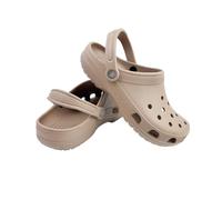 XUNPENG Cave Shoes, Toe Cap Slippers, Beach Shoes, Unisex-Adult Classic Clog, Clogs for Women and Men Khaki