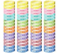 XunYee 80 Pcs WWJD Webbing Bracelets What Would Jesus Do Christian Gifts Adjustable Religious Bracelets for Church Women Men, One Size, fabric, plastic, no gemstone