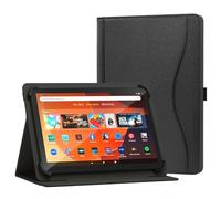 XunyLyee Universal 10.1 inch Tablet Case for TABWEE 10.5 11 inch/HotLight Tablet 10 Inch Case, Multi-Angle Viewing Stand Cover with Pocket for 9.6-11 Inch Android Tablet, Black