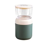 Xunyou Insulated Yogurt Container with Topping Cereal or Oatmeal bowl, Portable 2-in-1 Food Storage Jar with Spoon for Milk, Granola, Snack, Breakfast On the Go Cups, Leak-Proof & BPA Free