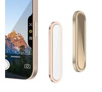 Xunzii 2 Pack Camera Control Button Protector for iPhone 16/Plus/16 Pro/16 Pro Max for Tempered Glass, 9H Film for Camera Control, Ultra Thin for Screen, Desert + White