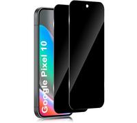 Xunzii 2 Pieces Privacy Screen Protector Full Coverage for Google Pixel 10/10 Pro, Anti Spy Tempered Glass Film, Anti-Fingerprint Hardness 9H Privacy Screen Protector