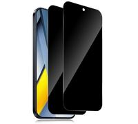 Xunzii 2 Pieces Privacy Screen Protector Full Coverage for Xiaomi Poco F8 Ultra 5G, Anti Spy Tempered Glass Film, Anti-Fingerprint Hardness 9H Privacy Screen Protector