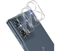 Xunzii 3 Pieces Camera Film for Motorola Moto Edge 50 Fusion, 9H Hardness Tempered Glass Camera Lens Protection, Anti Scratches Bubble-Free HD Transparency Protective Lens Film