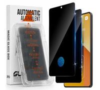 Xunzii Privacy Screen for Xiaomi Redmi Note 13 5G for Tempered Glass, Pack of 2 [Car Installation] Privacy Film, Bubble-Free Anti-Spy Screen Protector, 9H Hardness, Scratch-Resistant, Privacy