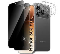 Xunzii Privacy Screen Protector for Honor 600 Pro 5G for Tempered Glass with HD Camera Protection, 9H Hardness Privacy Film, Anti-Spy Tempered Glass Protection, Bubble-Free Privacy Protective Glass [2