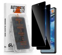 Xunzii Privacy Screen Protector for Xiaomi Redmi Note 12 Pro 5G/4G for Tempered Glass, Pack of 2 [Car Installation] Privacy Film, Anti-Fingerprint Privacy Protective Glass, Bubble-Free Anti-Spy Film