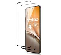 Xunzii Screen Protector for Realme 14 5G/OPPO Reno 12F/12 F/12 FS 5G/Reno 13F/13 F/13 FS for Tempered Glass, 9H Hardness Screen Protector [Pack of 2], Anti-Scratch Protective Glass, Anti-Bubble Screen