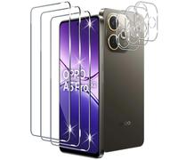 Xunzii Tempered Glass Film for OPPO A5 Pro 4G/5G, with HD Camera Lens Protection, [9H Hardness Anti-Scratch] Glass Screen Protector Film [3+3 Pieces]