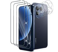 Xunzii Tempered Glass Film for Realme GT 8 with Camera Lens Protection, 9H Hardness Protective Glass, HD Bubble-Free Glass Screen Protector [3+3 Pieces]