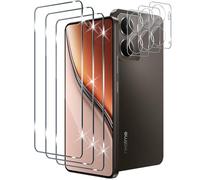 Xunzii Tempered Glass Film for Realme P3 5G, with HD Camera Lens Protection, [9H Hardness Anti-Scratch] Glass Screen Protector Film [3+3 Pieces]