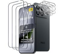 Xunzii Tempered Glass for Xiaomi Poco F9 Pro 5G with Camera Screen | 9H Hardness Screen Protector, Scratch-Resistant Tempered Glass Protection, Bubble-Free Protective Glass