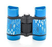 Xuodawer Children's Telescope 4 x 30 Color Rubber Handle Anti-Skid Children's Toy Binoculars Gifts Outdoor(Indian Tree Blue)