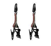 Xuoxeji 2 Pcs Firefighter Glove Strap,Metal Glove Holder Clips for Work,Glove Strap, Easy to Carry Work Items(Double clip)