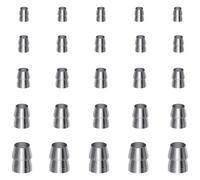 Xuoxeji 25 Pcs Round Steel Axe Handle & Hammer Handle Wedges Kit, Metal Wedge Sleeves for Axe Handles, Sledge Hammer, Maul & Hatchet Replacement