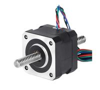 XUPBEHJO High Precision 34mm Stepper Motor with Lead Screw (100-300mm Length) for Automated Equipment(T8 4mm lead 100mm lead screw)