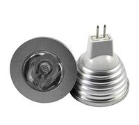 XUPHINX 16 Color Changing MR16 3W RGB LED Light Bulb Lamp AC/DC 12V +IR Remote Control,1PCS
