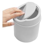XUQEAYWD 16.5 x 13 x 13 cm Mini Dustbin with Lid, Table Bin, Mini Desktop Rubbish Bin, Small Rubbish Bin for Desktop, Dressing Table, Coffee Table, Car Interior