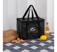 XUQEAYWD 70L Large Capacity Thermal Bags for Food, 52x35x39cm Insulated Reusable Grocery Bags, Thermal Lunch Bag, Foldable Multifunctional Cooler Bag for Food Delivery, Picnic, Camping, Beach, BBQ