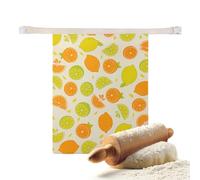 XUQEAYWD Beeswax Bread Bag,Easy Cleaning Reusable,Beeswax Linen Cotton Sourdough Bag | for Food Fruit Dough Freezer Kitchen Bakery Cafe