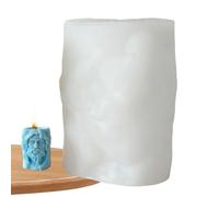 XUQEAYWD Candle Molds | Silicone 3D Reusable Non-Stick,Plaster Home Decor Making Mold | for Home Decor Plaster Soap Clay Concrete Beginner Handicraft Lovers Holiday Birthday