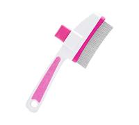 XUQEAYWD Cat Brush for Shedding - Pet Grooming Tool with Release Button | Kitten Flea Removal Comb - for Shedding Massage Long and Short Haired Cats Dogs Outdoor Indoor
