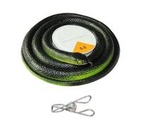 XUQEAYWD Fake Snake Prank | 120cm Scare Animal Jokes Trick,Clip On Snake Prank with String | for Kids Adults Party April Day Halloween School Home Playground