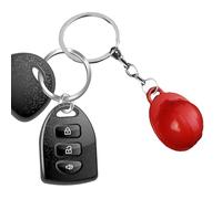 XUQEAYWD Mini Consideration Key Ring, Mini Helmets Keychain, Torch, Small Safety Building Sounds, Helmets for Children's Buildings, Birthday Party, red, Siehe Beschreibung