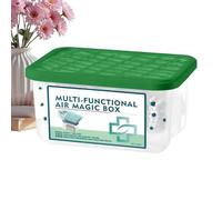 XUQEAYWD Multi Functional Air Magics Box 13x10x7cm ABS Air Purification Dust Removal Magics Box, Multi-functional Airs Magicbox Cleaner, Automatic Dust Collection Airs Purifier Odor Eliminator