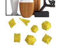 XUQEAYWD Polyhedral Dice | Cheese Dice | 3D Printed Fun Toy for Math Learning Decision Making Classroom Travel Tabletop Party Family Night