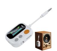 XUQEAYWD Wireless Audio Receiver Transmitter | Portable Wireless Transmitter,Audio Adapter Portable with Color Display for Tech Savvy Individuals Home Stereo Users Music Lovers Travelers Enthusiasts