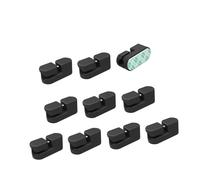XuQiZZpp 10Pcs Cable Management Clip Cable Organizers Wire Clip Cord Holder For PC Ethernet Cable Under Desk Home Office USB Cable Holder