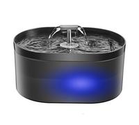 XuQiZZpp 2.2L Pet Drinking Fountain with T Spout Water Flows Design Low Noise Pumps Easy Monitor Tanks Cats Water Dispenser