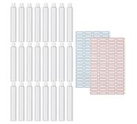 XuQiZZpp 24 Pcs 20ml Paint Storage Tubes Aluminum Paint Tubes With Sticker For Storing Acrylics Watercolor Gouache