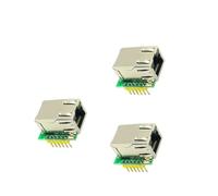 XuQiZZpp 3pcs,W5500 Fast Speed 10/100Mbps Ethernet Module Featuring SPI Connectivities For Embedded Systems