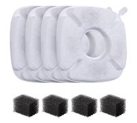 XuQiZZpp 4 Pack Replacement Provide Refreshing Water for Pet Fountain Optimize Your Pet Drinking Routine Fountain Filter Replacement