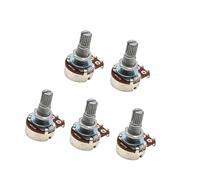 XuQiZZpp 5Pcs 25K B Guitar Amps Potentiometer 18mm Pots Shaft Volumes Tone Control Guitar Potentiometers Straight Pots