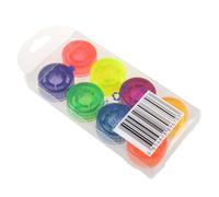 XuQiZZpp 8Pcs Guitar Foot Effect Pedal Protections Caps Guitar Effect Part Colorful Guitar Effect Pedal Footswitch Toppers