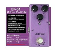 XuQiZZpp 9V Electric Guitar Effect Pedal With 10 Sound Options Small Guitar Effects Pedals for Concert Stage Practice Live Studio