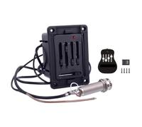 XuQiZZpp Active Onboard Preamp Suitable for Acoustic Guitar Featuring 90 Hour Operations Tuner and 5 Band Equalizers Systems