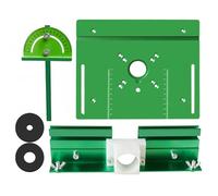 XuQiZZpp Adjustable Heavy Duty Aluminum Alloy Router Table Base Feature Positioning Holes for Accurate Wood Carving and Routing