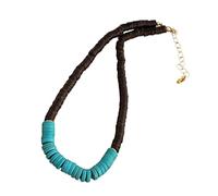 XuQiZZpp Adjustable Length Natural Stone Jewelry Lightweight Unisex Chain Stone Pendant Chokers Collar For Everyday Styles