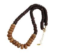 XuQiZZpp Adjustable Length Natural Stone Jewelry Lightweight Unisex Chain Stone Pendant Chokers Collar For Everyday Styles