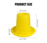 XuQiZZpp Baby Chicken Feeder for Poultry Chick Feeder for Multiple At Once Easy to Highly Practical for